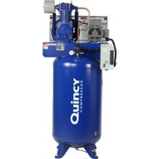 Quincy Reciprocating Air Compressor 5Hp 230V 80 Gallon Vertical