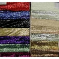thumbnail image 1 of QUINCY Sequin Fabric on Mesh Material ,2-Way Stretch, 52 Inch. In Width, | Home Decor, 1 of 11
