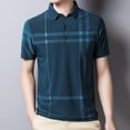thumbnail image 1 of QUINDOS Collared Mens Shirts Short Sleeve Casual Polo Shirts Print Loose Regular Fit Summer T-shirts, 1 of 9