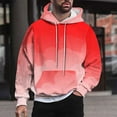 thumbnail image 1 of QUINDOS Mens Sweatshirts Zip Front Solid Color Mens Hoodies and Sweatshirts Long Sleeve Casual Pullover Tops Kangaroo Pocket, 1 of 5