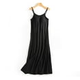 thumbnail image 1 of QUINDOS Oversized Pajamas for Women One Piece Long Nightgowns for Women Padded Sleeveless Sleep Dress Casual Strap Thin Sleepwear Night Dress, 1 of 7
