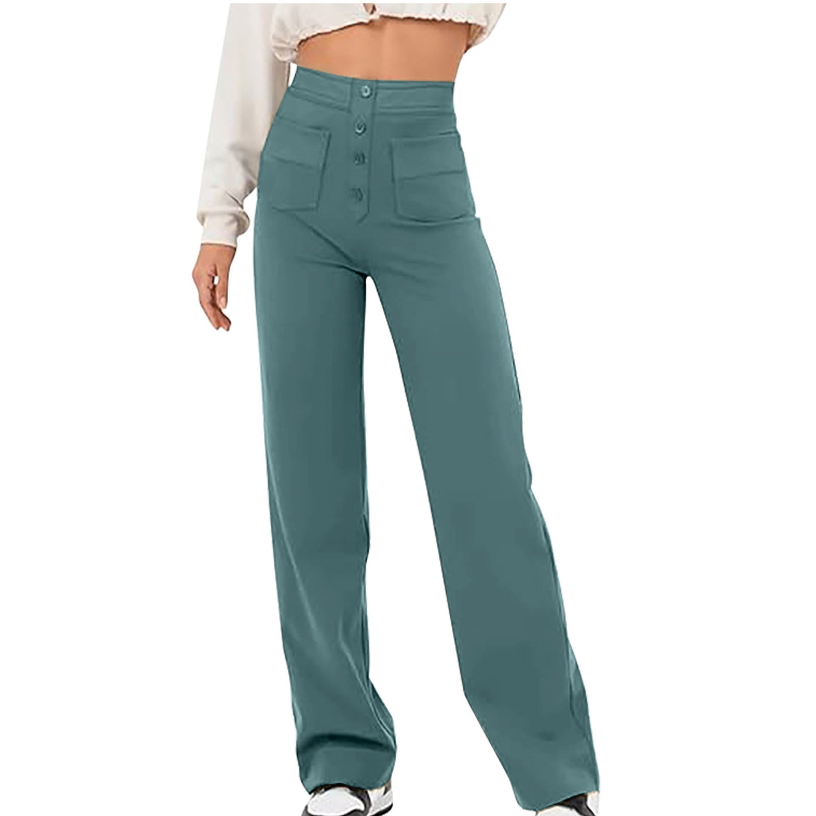 women's skinny dress pants heipeiwa High Waist Pull on Pants with Pockets Comfort Stretch Slim Fit Work Pants Black at Amazon Women's Clothing store just flawless stretch and fit Stella Luce Skinny Trouser Dress