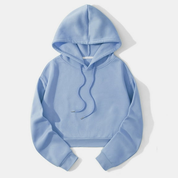 QUINDOS Women's Hoodies and Sweatshirts Basic Sweatshirts Women Casual Graphic Long Sleeve Crew Neck Pullover Tops