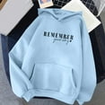 thumbnail image 1 of QUINDOS Women's Hoodies and Sweatshirts Basic Womens's Sweatshirts Casual Plain Long Sleeve Crew Neck Pullover Tops, 1 of 4