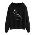 thumbnail image 1 of QUINDOS Women's Hoodies and Sweatshirts Womens Sweatshirts Plus Size Casual Long Sleeve Crew Neck Plain Pullover Tops, 1 of 5