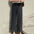 thumbnail image 1 of QUINDOS Womens Fall Pants Wide Leg Long High Waisted Casual Trousers Pull on Straight Fit Pants, 1 of 3