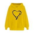 thumbnail image 1 of QUINDOS Womens Hoodies Plus Size Sweatshirts for Women Casual Long Sleeve Graphic Crew Neck Pullover Tops, 1 of 4