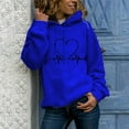 thumbnail image 1 of QUINDOS Womens Hoodies Womens's Sweatshirts Casual Graphic Long Sleeve Crew Neck Pullover Tops, 1 of 5