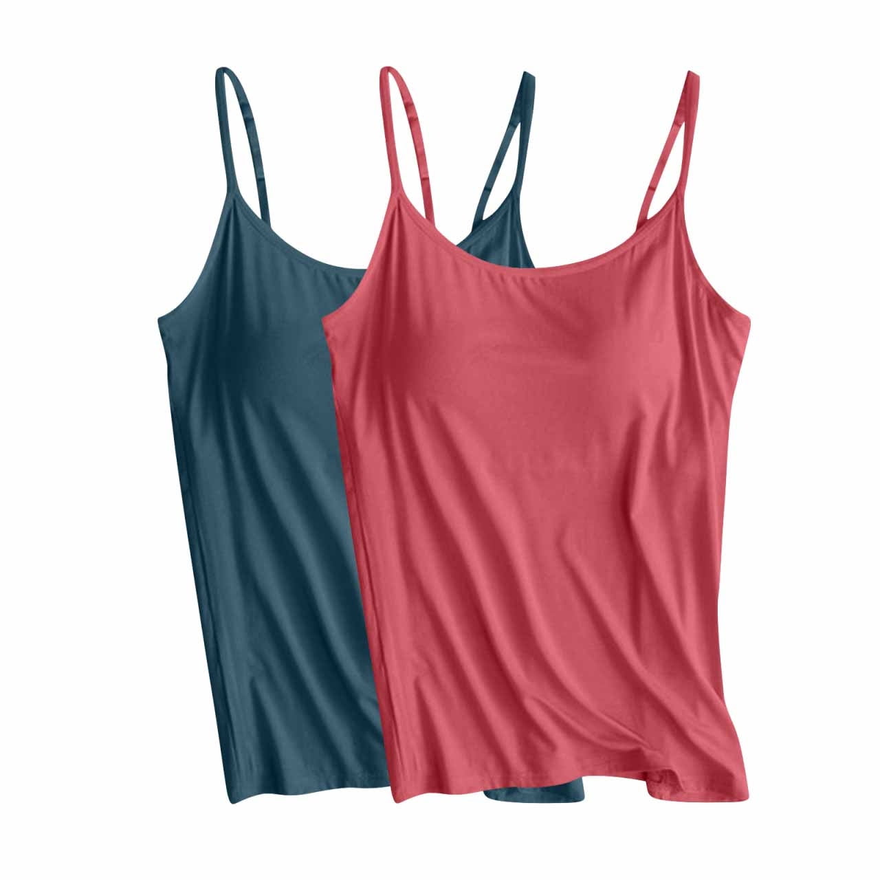 Women's Long Camisole Spaghetti Strap Seamless Tank Top Women's Long Camisole Spaghetti Strap Seamless Tank Top