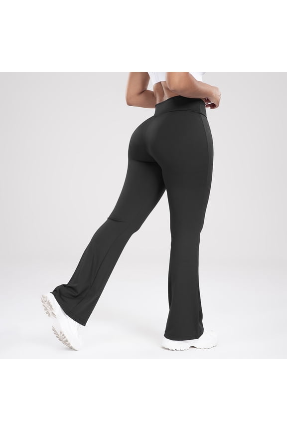Yoga Pants for Women Flared Leg High Waist Stretch Tight Leggings Athletic Full Length Bootcut Pants