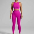 thumbnail image 1 of QUINDOS Yoga Pants for Women Set 2 Piece Workout Tank Tops and Full Length Tummy Control Sliming Leggings, 1 of 3