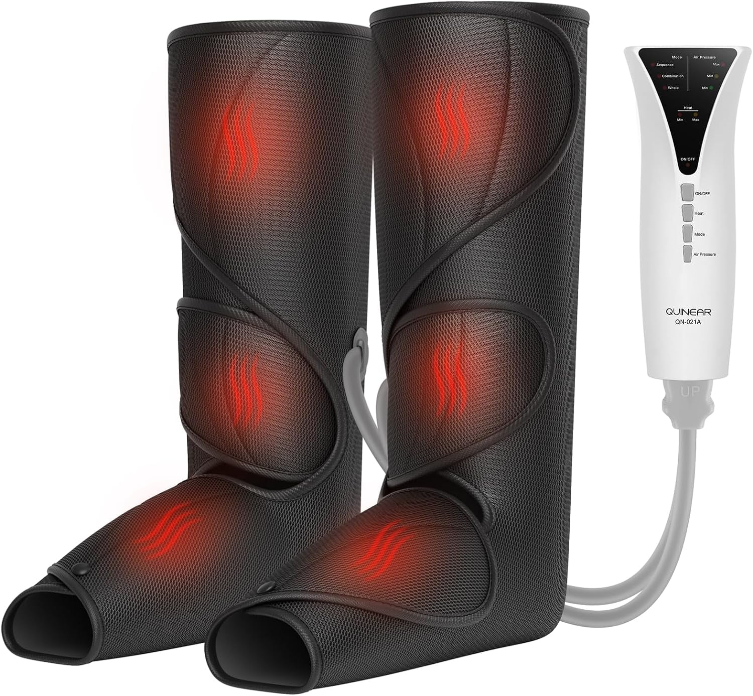 Nekteck Leg Massager for Circulation and Pain Relief, Air Compression Foot  Calf Thigh Massager for Muscles Relaxation
