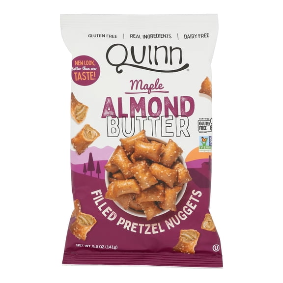 QUINN - Maple Almond Filled Treats - 5 Oz, Case of 8