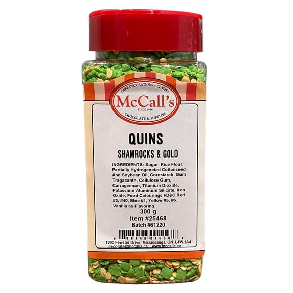 QUINS SHAMROCKS & GOLD 300 G