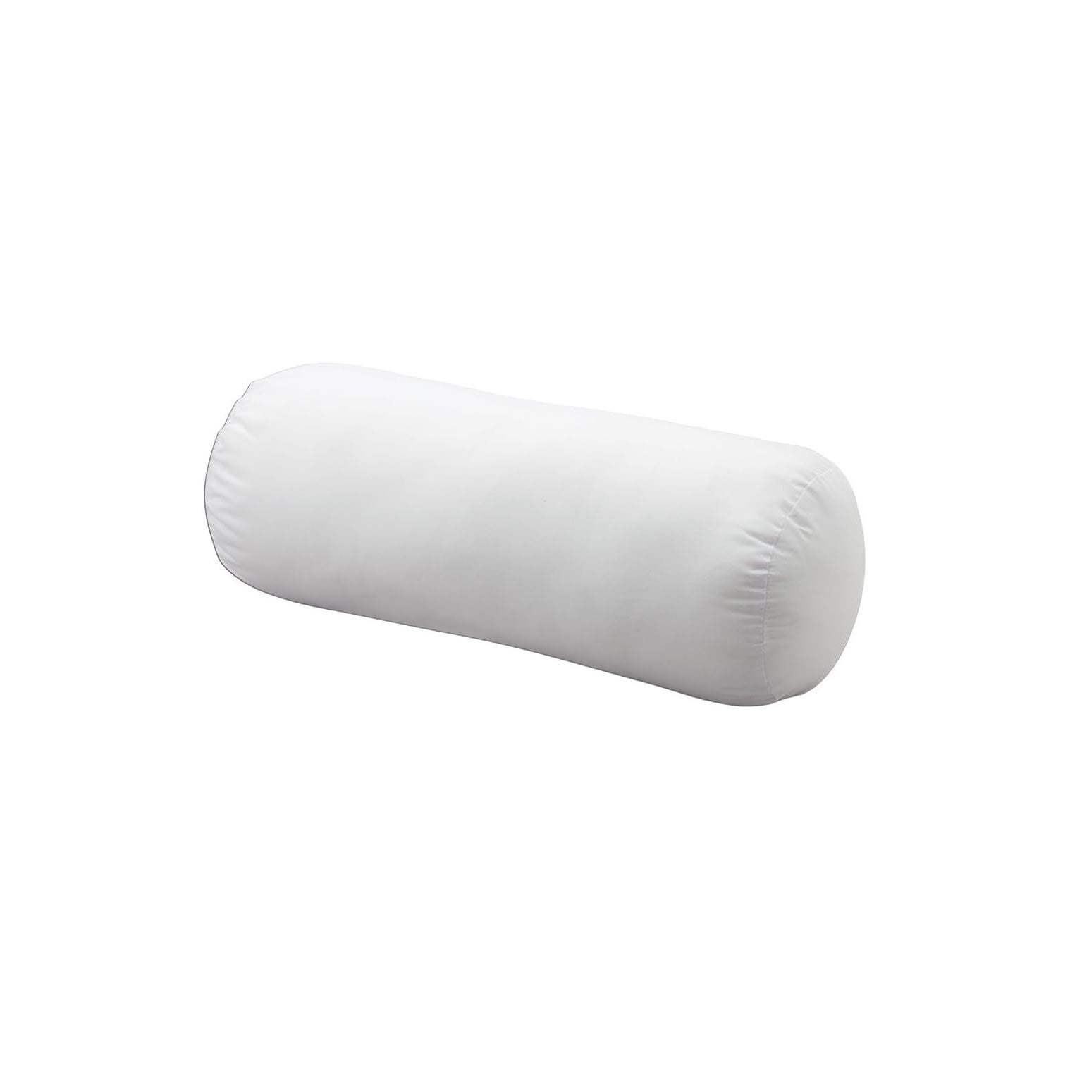 QUIRhait Cervical Roll Pillow, 17" X 7", White, Soft