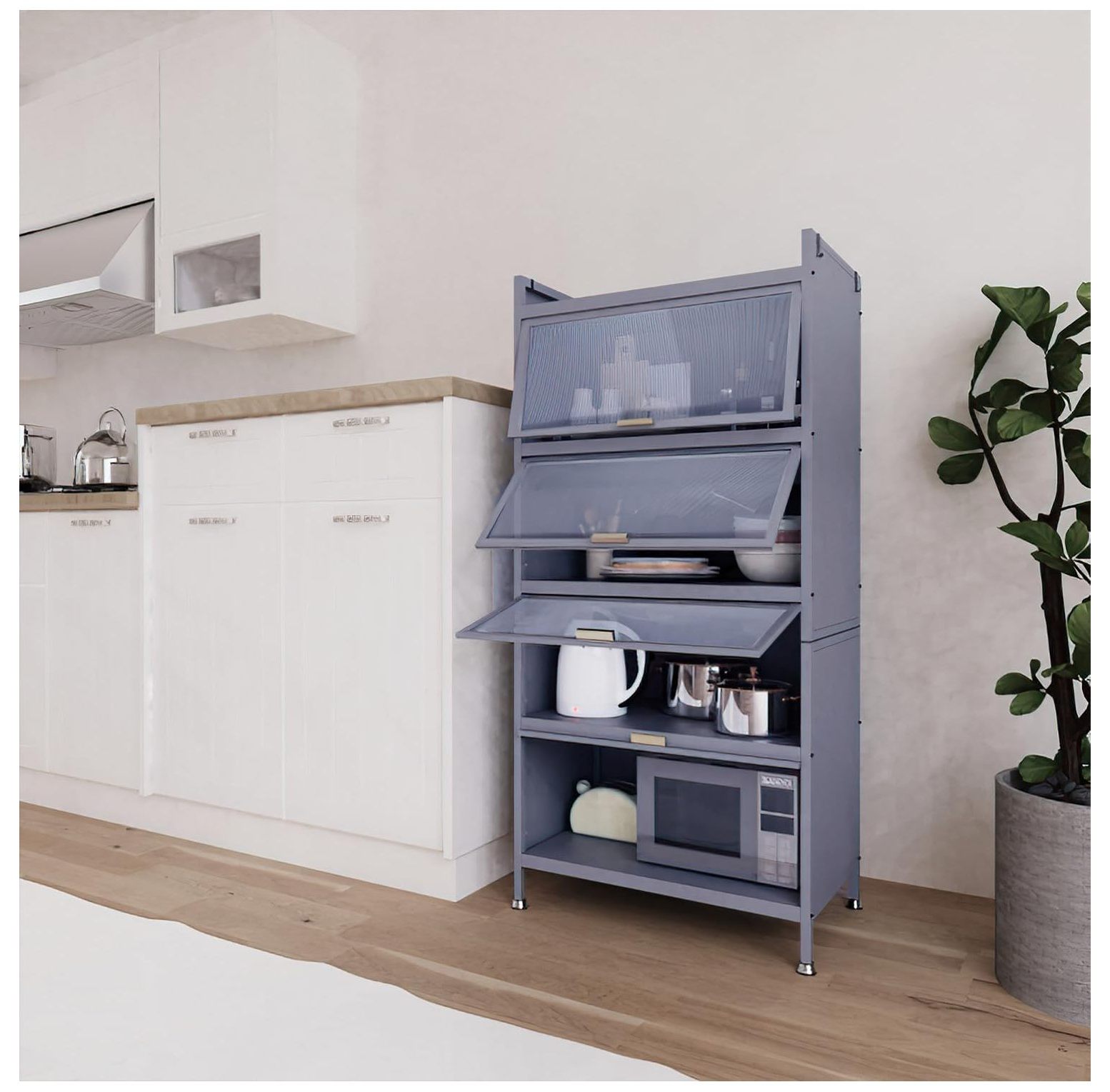 QUIRhait Kitchen Storage, Kitchen Pantry Storage Baker