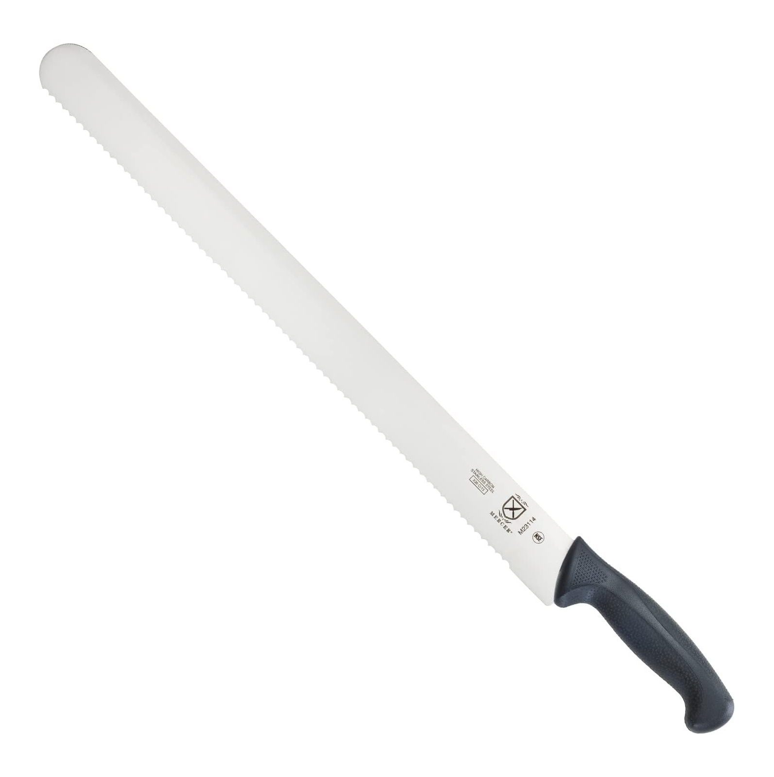 QUIRhait Millennia Black Handle, 18Inch Wavy Edge, Cake Slicer