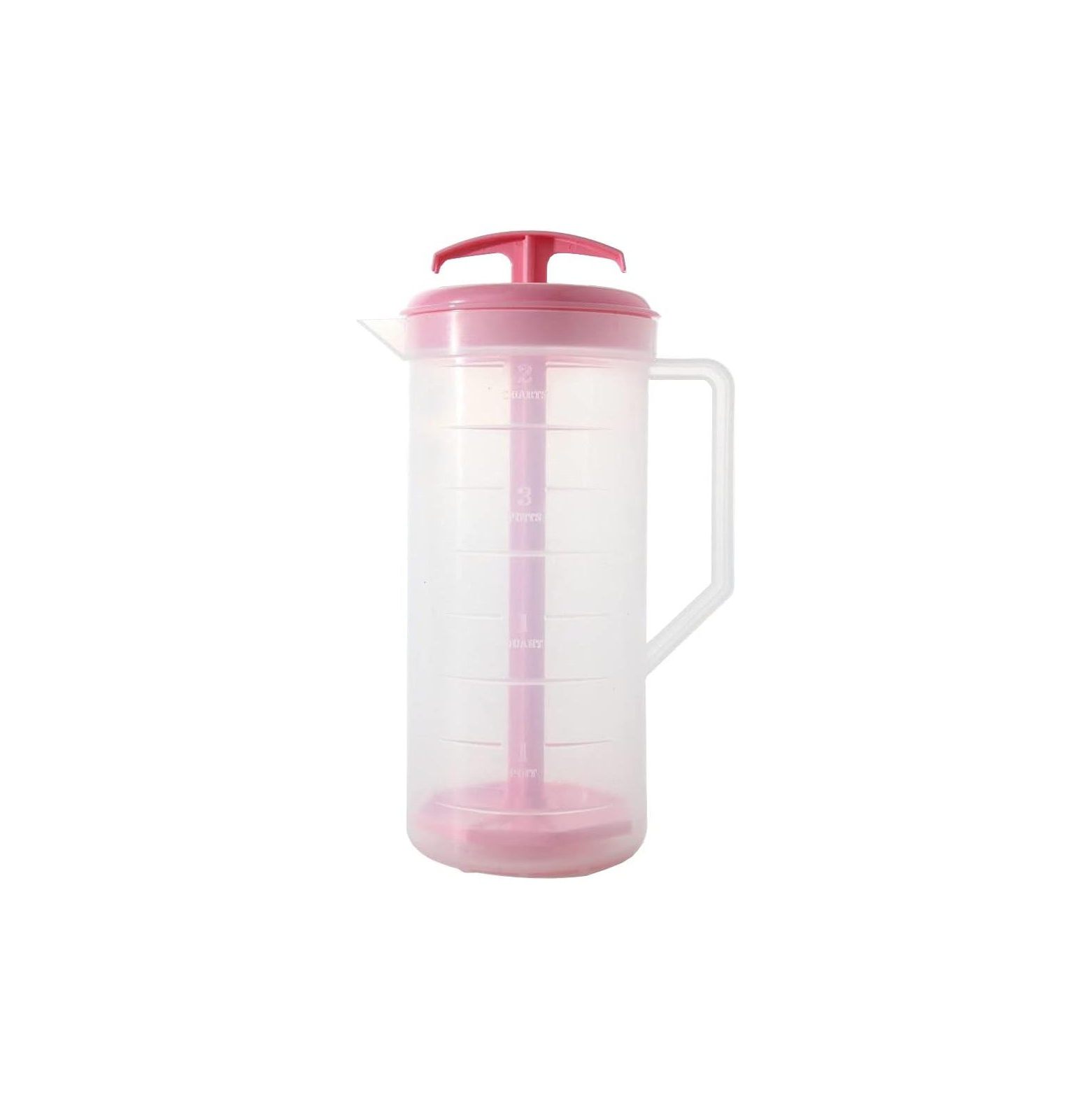 QUIRhait Mixing Pitcher for Drinks, Plastic Water Pitcher with Lid