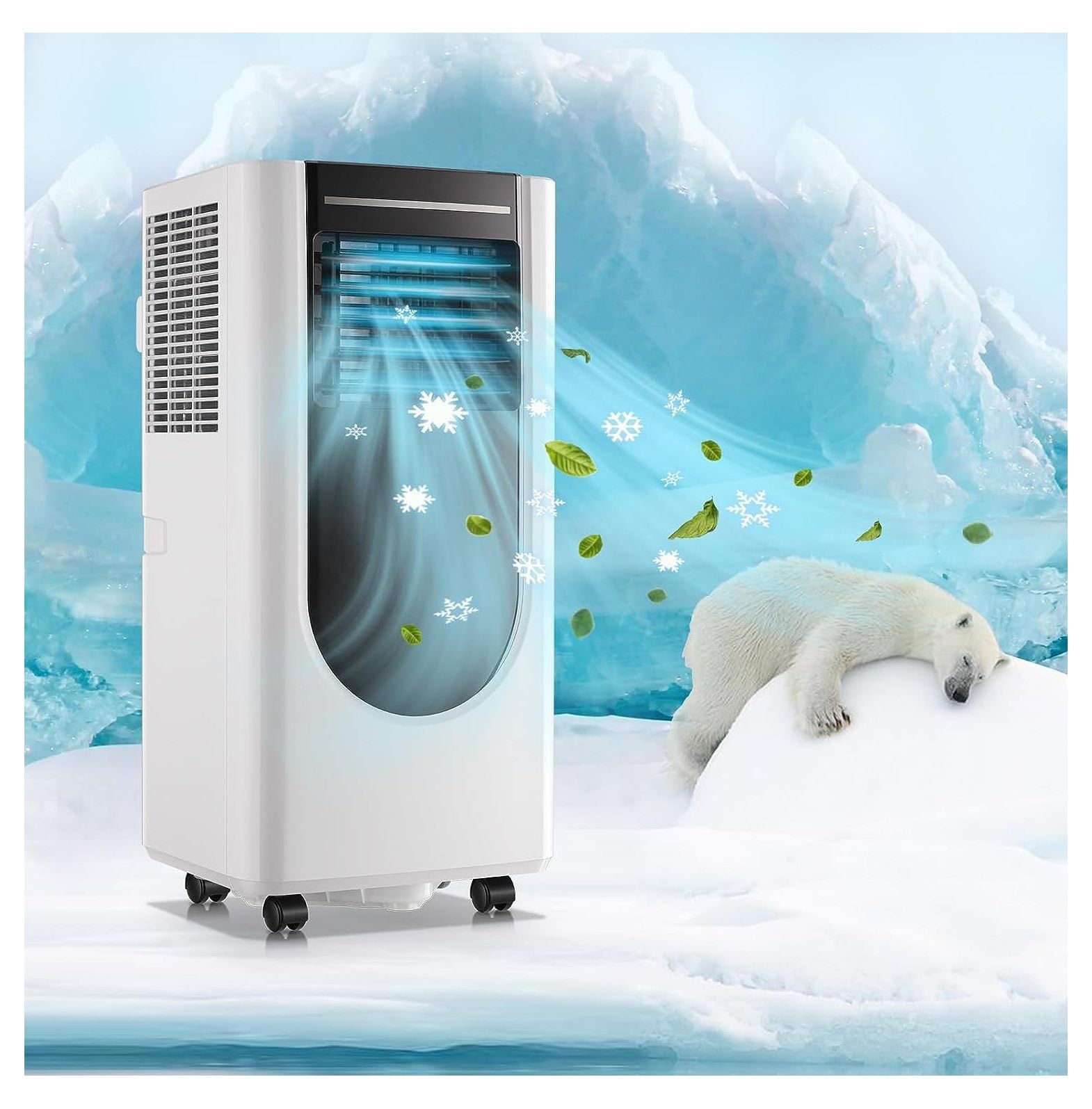 QUIRhait Portable Air Conditioner with Builtin and Fan Mode Air Conditioners Cools up to 250 Sq