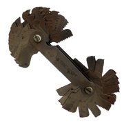 QUIX 52 Leaf Thread Screw Pitch Gauge | 4-84 mm Range | 60-Degree Action | Multiple Tips | Folds to 2.5" 6.4 cm | Precision Made | Ideal for Machinists & Technicians
