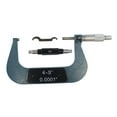 thumbnail image 1 of QUIX Outside Micrometer | Precision Measurement 4"-5" (10.2-12.7 cm) Range | 0.0001" Increment | Carbide Tipped | Spindle Lock | Hardened Anvil & Spindle | Sturdy Case Included, 1 of 3