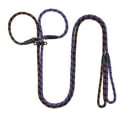thumbnail image 1 of QUMENEY 2PCS Durable Dog Slip Rope Leash, 5 FT Dog Training Leash, Strong Slip Lead, Standard Adjustable Pet Slipknot Nylon Leash for Small Medium Dogs(10-80 lb) (Blue+Black), 1 of 7