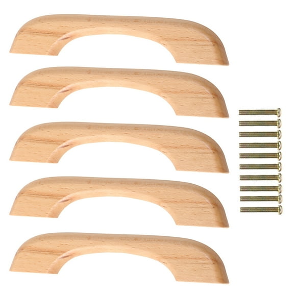 QUMIIRITY 5Pcs Synthetic Materials Cabinet Handle for Kitchen Renovation Furniture