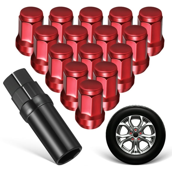 QUMONIN 1 Set Lug Nuts Wheel Lug Nuts Hub Nut Covers Tire Replacement Lug Nuts Tire Bolt Caps Tire Accessories