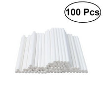 QUMONIN 100 Papery Treat Sticks for DIY Lollipops, Cake Pops, Candies