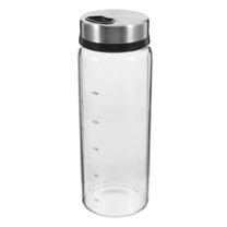 QUMONIN 11 oz Rotary Seasoning Bottle with Shaker Lid for Kitchen Storage