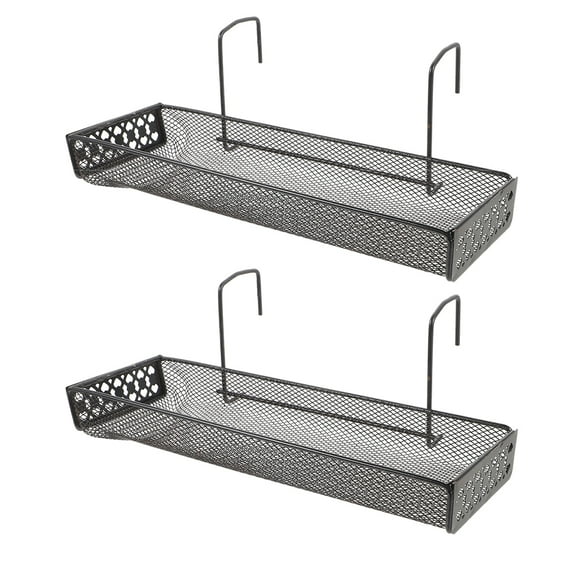 QUMONIN 2pcs Flower Pot Holders Fence Flower Hanging Rack Multifunctional Home Office Storage Rack