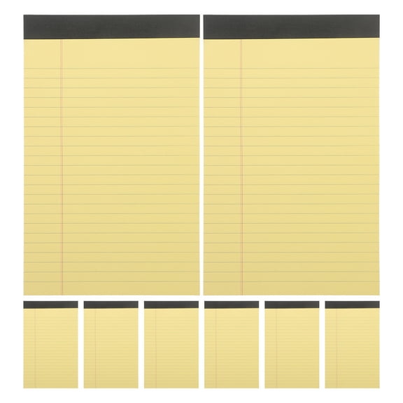 Mobutofu Desk Notepad Planner Yellow Paper 8Set for Teachers
