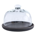 thumbnail image 1 of QUMONIN Ceramic Cake Plate with Dome Round Cake Stand Serving Platter, 1 of 8