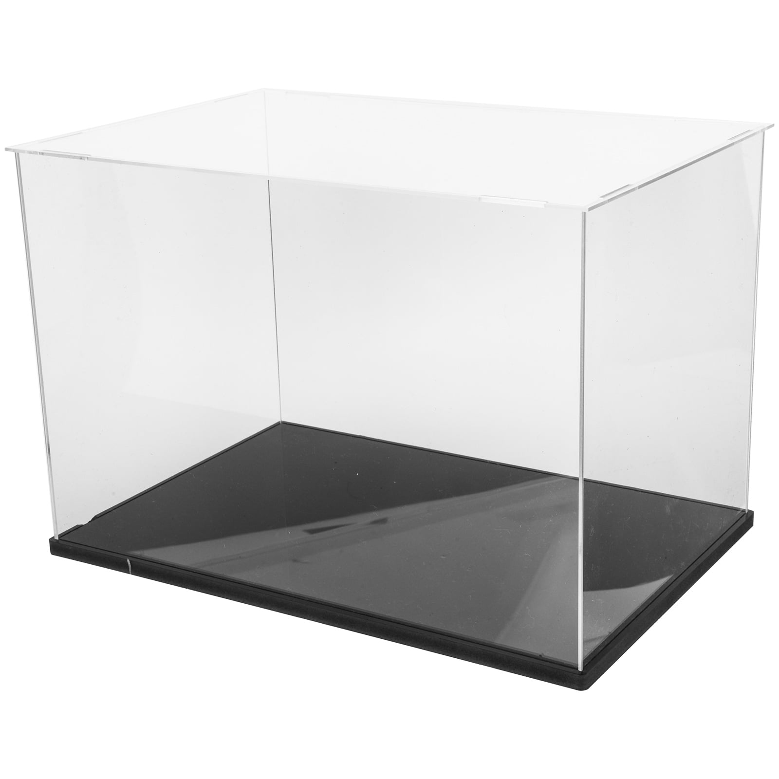 QUMONIN Clear Football Riser Display Box Cube Storage Protection ...