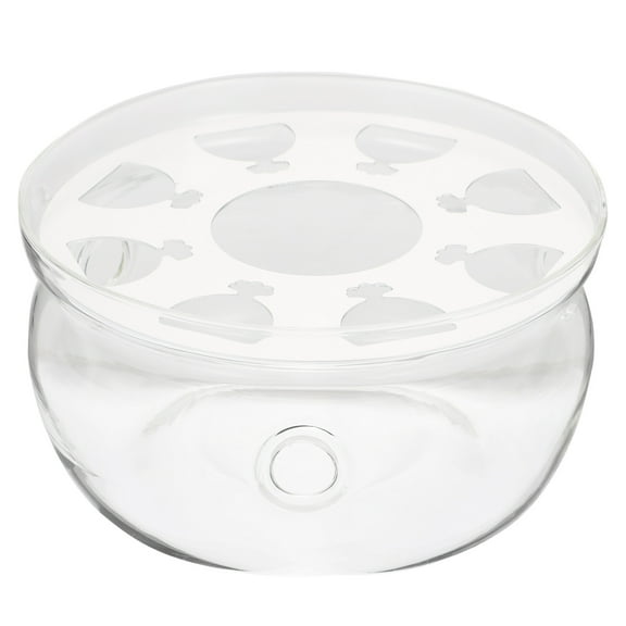 QUMONIN Glass Teapot Warmer Tea Light Holder for Home Kitchen