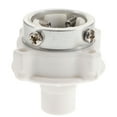 thumbnail image 1 of GOOHOCHY Washer Hose Connector with Quick Connect Fittings for Hose 1/2 Stainless Steel ABS White, 1 of 9