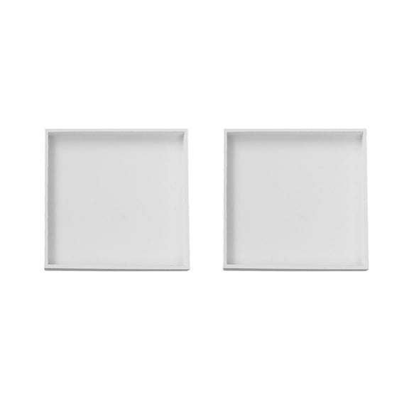 Mobutofu Desktop Storage Box Multifunctional White Wood Wooden re 2pcs