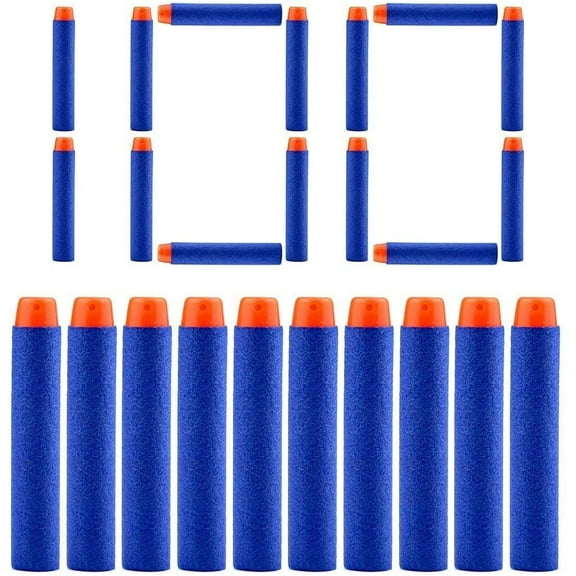 QUN FENG Refill Bullet Darts Foam Premium Bullets Blue-100PCS