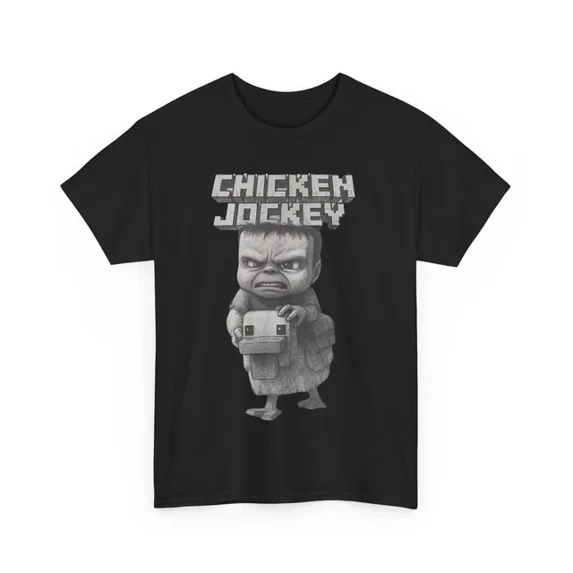 QUNHSHIRT Chicken Jockey T-Shirt Unisex S-5XL Hot Trending Shirt, Vintage Birthday Gift