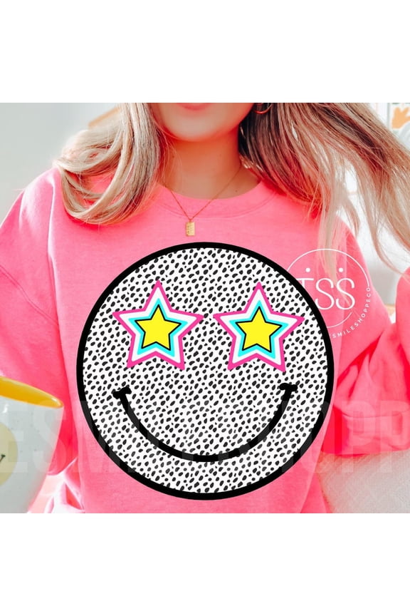 Dalmatian Dots Smile Face Shirt, Retro Polka Dot, Vintage Distressed Trendy Shirt Mothers Day, Preppy Mama Shirt, Retro Mama Unisex S-5XL Hot Trending Shirt, Vintage Birthday Gift