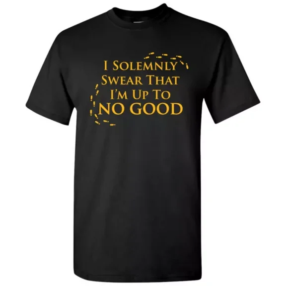 QUNHSHIRT I Solemnly Swear That I Am Up to No Good - Marauders Map Wizard Movie T Shirt Unisex S-5XL Hot Trending Shirt, Vintage Birthday Gift