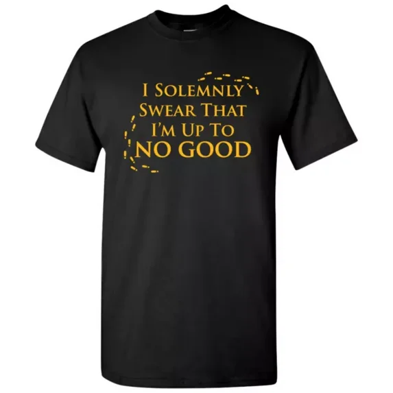 QUNHSHIRT I Solemnly Swear That I Am Up to No Good - Marauders Map Wizard Movie T Shirt Unisex S-5XL Hot Trending Shirt, Vintage Birthday Gift