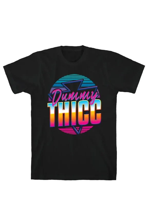 Retro And Dummy Thicc T-Shirt Funny T-Shirt Unisex S-5XL Hot Trending Shirt, Vintage Birthday Gift