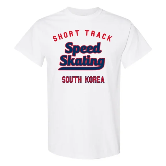 QUNHSHIRT Short Track Speed Skating South Korea - Winter T-Shirt Unisex S-5XL Hot Trending Shirt, Vintage Birthday Gift