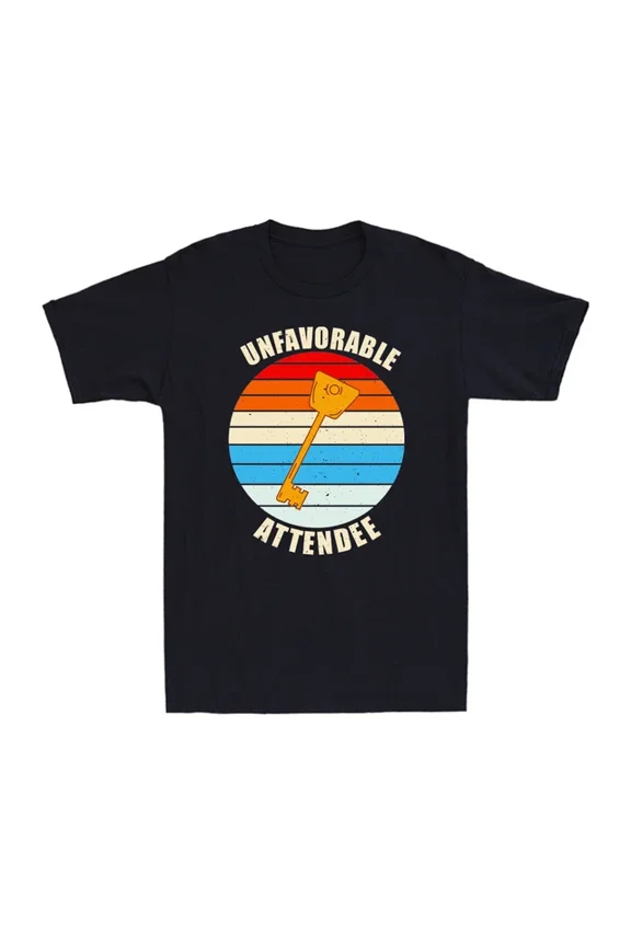 The Key Unfavorable Attendance Shirt Funny Vintage Men's Short Sleeve T-Shirt Unisex S-5XL Hot Trending Shirt, Vintage Birthday Gift
