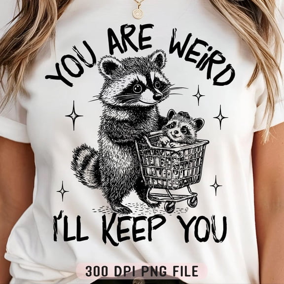 QUNHSHIRT You Are Weird I'll Keep You Shirt, Funny And Opossum Shirt, Trendy Animal Shirt, Vintage Couple Shirt, Opossum Shirt Unisex S-5XL Hot Trending Shirt, Vintage Birthday Gift