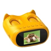 QUNSE Binoculars for Kids with 2.0 IPS Screen, 2-in-1 Digital Binoculars and Microscope with 2MP Camera, 8 LED Lights, Photo Video, 15 Slides, Rechargeable STEM Toy for Outdoor Exploration