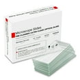 QUNSE 50 Pieces Pre-Cleaned Ground Edge Glass Microscope Slides ...