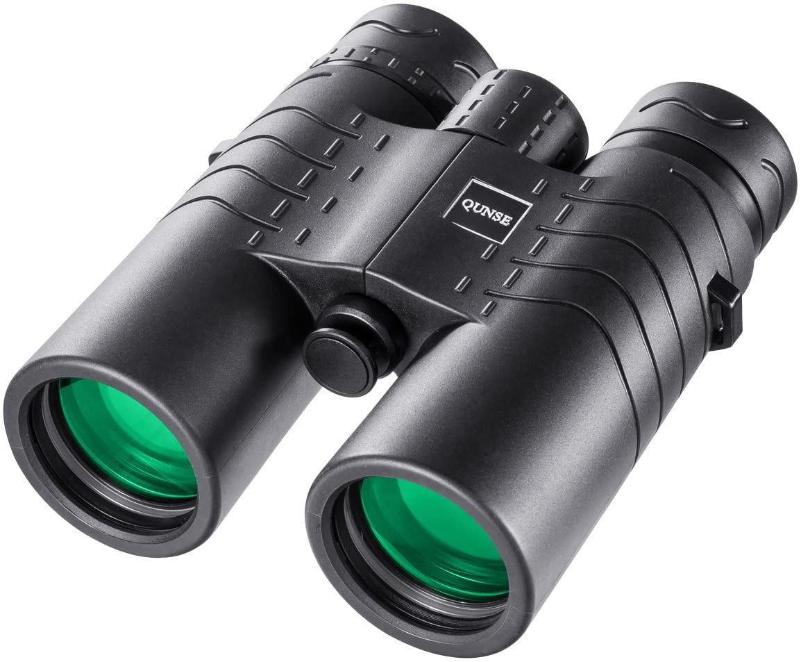 QUNSE Traveler HD Waterproof Binoculars 8X42 Large Ocular, Large Object Lens, Crystal Clear