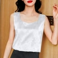 thumbnail image 1 of QUNYINEY Floral Tank Top Women Camisole Square Neck Casual Sleeveless Tops Soft Satin Loose Tank Tops, 1 of 6